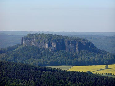 pohled na Pfaffenstein z Liliensteinu