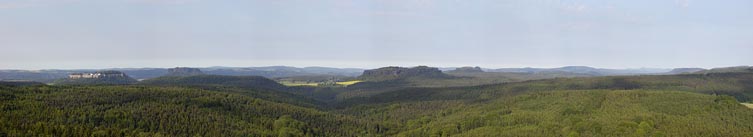 pohled z kopce 482 u Hermsdorfu od S po JVV
