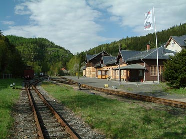 nádraží v Oybinu