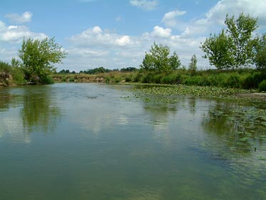 Ohře nad Nebanicema