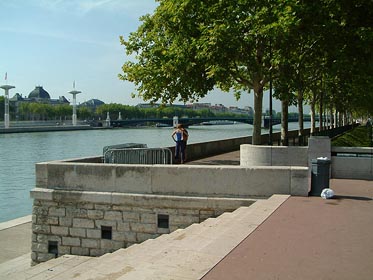 nábřeží řeky Salome v Lyonu