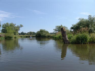 Ohře nad Nebanicema