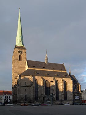 kostel v Plzni