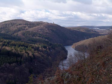 výhled z Kletečka, v. n. Štěchovice