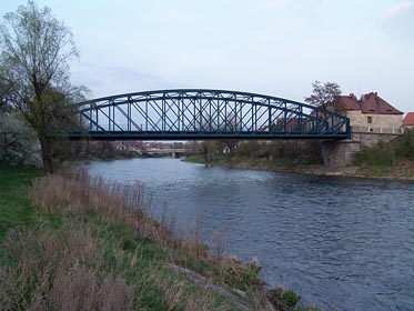 Ohře, most v Žatci