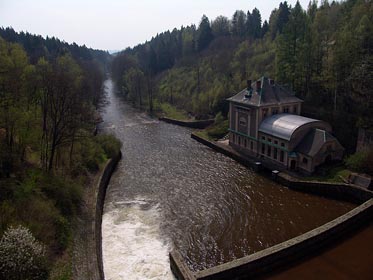 Labe pod přehradou Les království