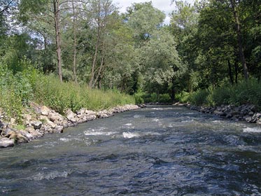 Bílina pod Stadicema, peřej