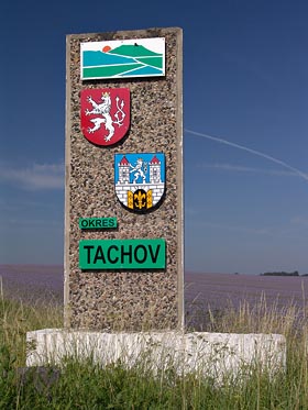 hranice okresu Tachov