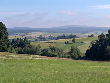 pohled na Dyleň od Lauterbachu