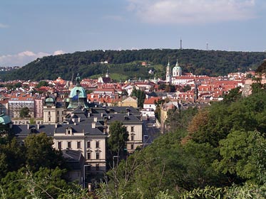 pohled na Malou Stranu z Letné