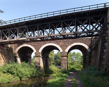 železniční mosty přes Rokytku