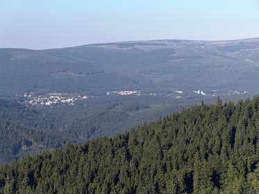 pohled z Štěpánky na Harrachov