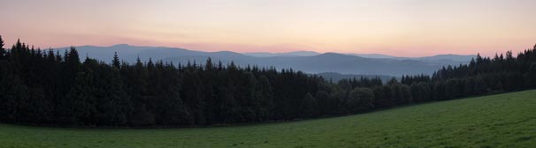 rozednívání nad Krkonošema 2