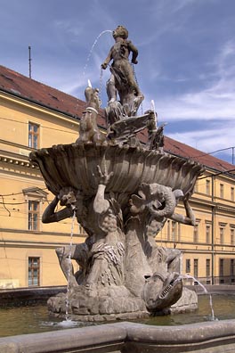 kašna v Olomouci