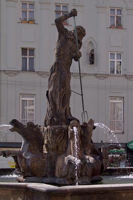 kašna v Olomouci