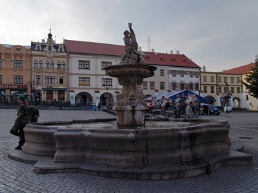 kašna v Kroměříži