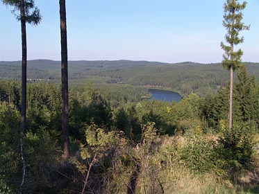 pohled na v. n. Landštejn a okolí