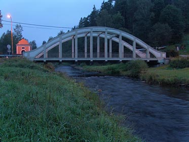Vltava, most v Horní Vltavici