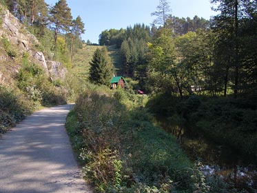 údolí Konopišťského potoka