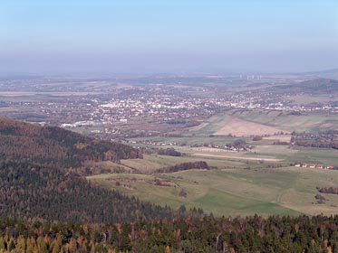 pohled z Luže na Varnsdorf