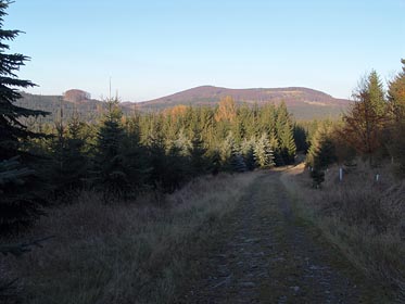 Stožec, Pěnkavčí vrch, cesta