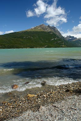 jezero, kopec