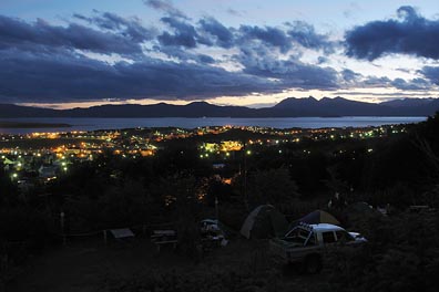 Ushuaia ve 23:15 místního času