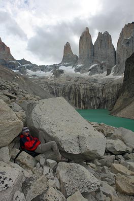 Cerro Torres, turista