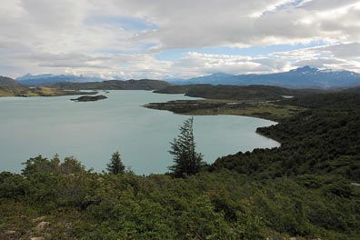 jezero, ústí říčky