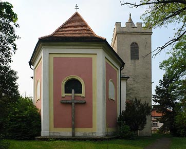 kostel v Čečelicích