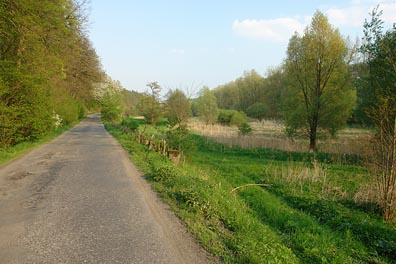 údolí Strenického potoka nad Strenicema