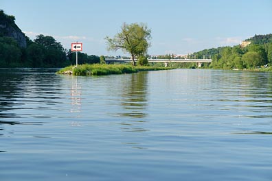 ostrov na Vltavě u Braníka