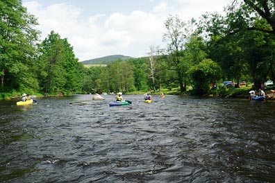 Vltava pod Rožmberkem nad Vltavou