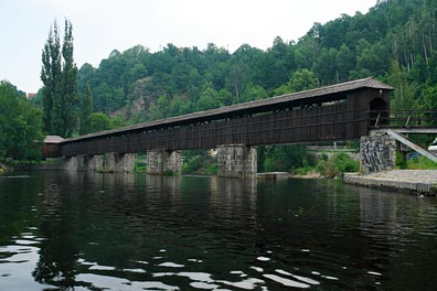 most v Českém Krumlově