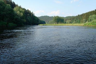 Vltava nad Zlatou Korunou