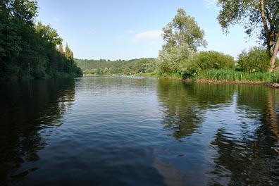 Vltava nad Zlatou Korunou