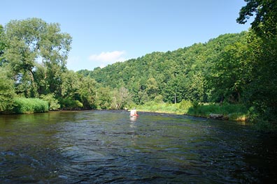 Vltava pod Zlatou Korunou