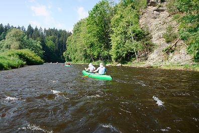 Vltava pod Zlatou Korunou