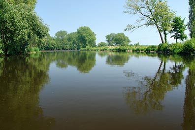 Vltava nad Českými Budějovicemi