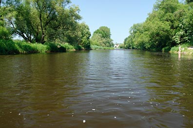 Vltava nad Českými Budějovicemi