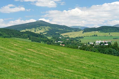 pohled na Jelení vrch, Králický Sněžník, Horní Lipku