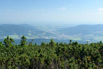 pohled na Jeseník