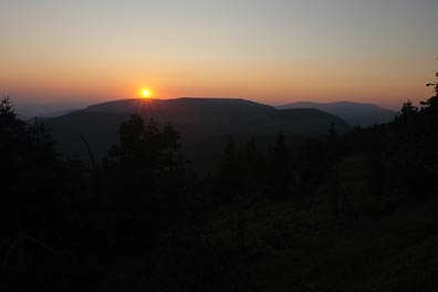 západ slunce nad Mravenečníkem