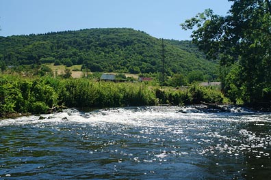 Bílina nad Trmicema, jez