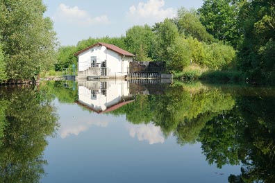 Ohře nad jezem u Jindřichova