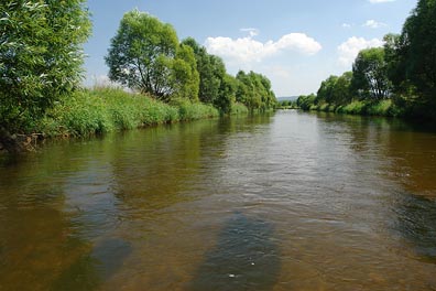 Ohře nad Nebanicema