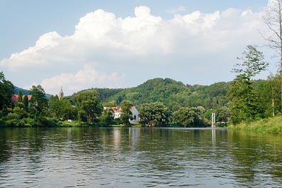 Ohře v Boči, mrak