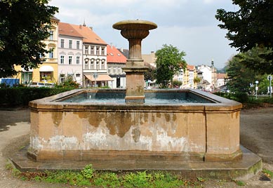 kašna v Roudnici nad Labem