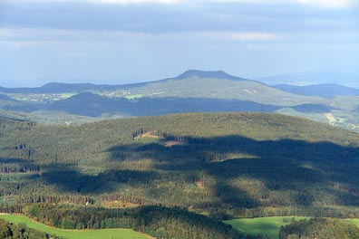 pohled z Klíče na Hvozd