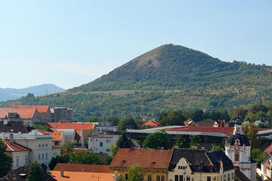 Radobýl z věže Litoměřické radnice